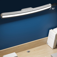 LED 42CM Desk Lamp USB Rechargeable Vanity Mirror Lights Stepless Dimming Bathroom Mirror Lamps Bedroom Mirror Lights for Makeup
