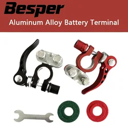 2 adet alüminyum alaşımlı 2 adet akü terminali yüksek kaliteli otomobil parçaları pil üst eklem nokta aracı akü maşası akü maşası kerpeten