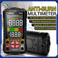 625A Multimeter NCV Auto-Off 750V AC/DC 5999 Counts Dual Fuse LED Flashlight for Industrial Auto Electrical Maintenance Tools
