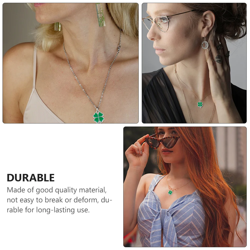 

30Pcs Jewelry Pendant Charms Four Leaf Shape Ideal for DIY Crafts Bracelet Necklace Earring Making Gift for Friends