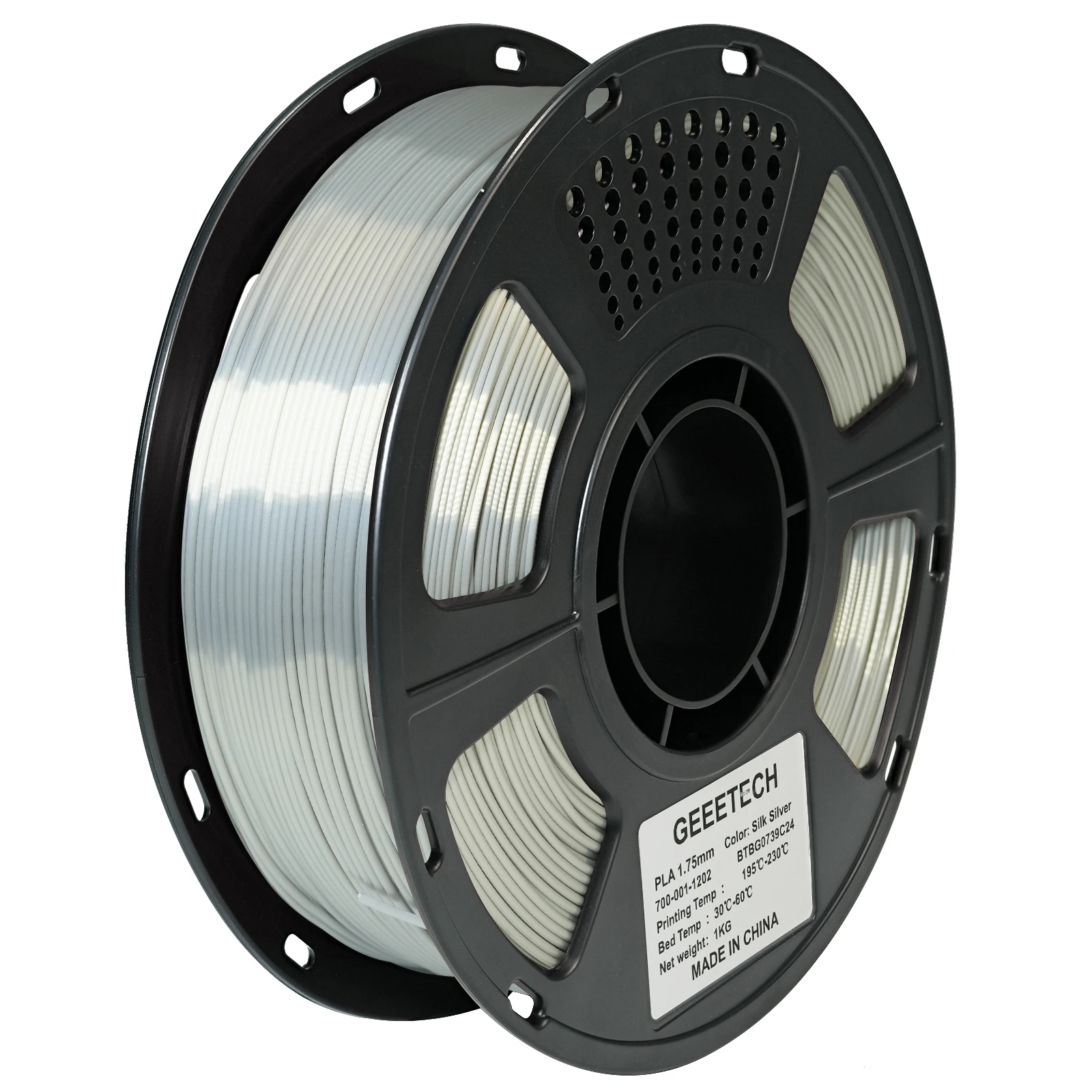 GEEETECH 3D Silk PLA Filament 1kg 1.75mm Spool Wire for 3D Printer Material Vacuum Packaging Suitable for Bambu Lab