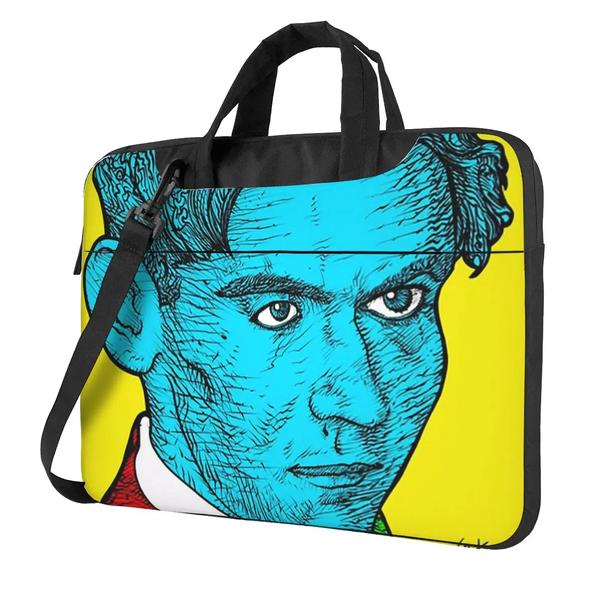 Federico Garcia Lorca Portrait 16 Crossbody Laptop Bag Case  Resistant Protective Notebook Pouch for Macbook Pro Lenovo