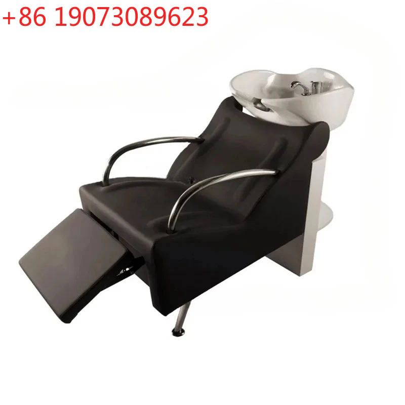 

Barber Shop Recliner Shampoo Chair Hairdressing Beauty Flushing Bed Japanese Sitting Hair-Washing Chair