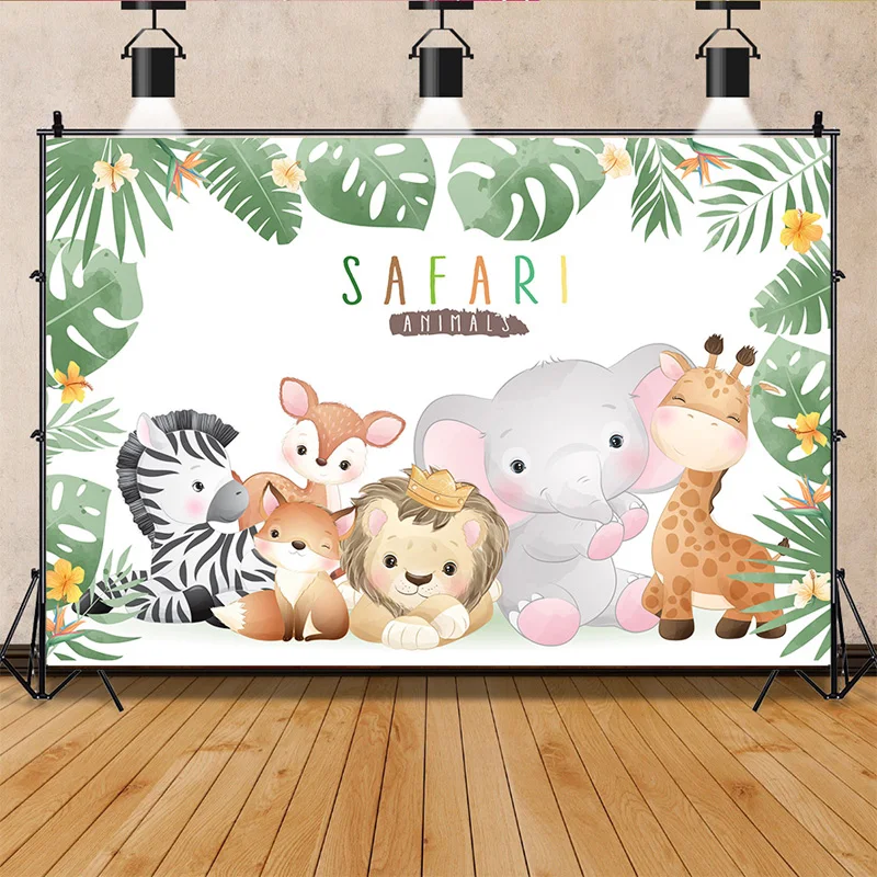 

SHUOZHIKE Newborn Baby Birthday Ceremony Originality Backdrops Prop African Jungle Photo Studio Photography Background WR-03