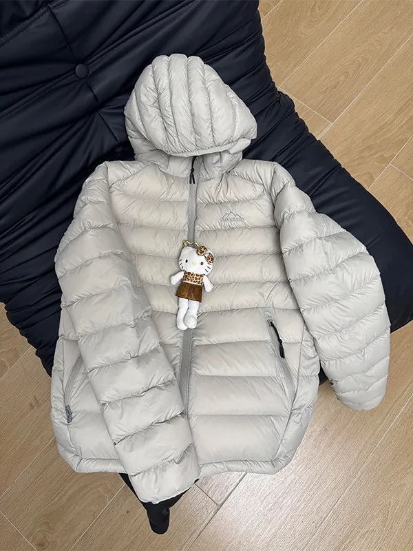 

Мужская легкая зимняя куртка из хлопка с пуховым наполнителем, утепленная, дышащая, водоотталкивающая, с капюшоном, удлиненная