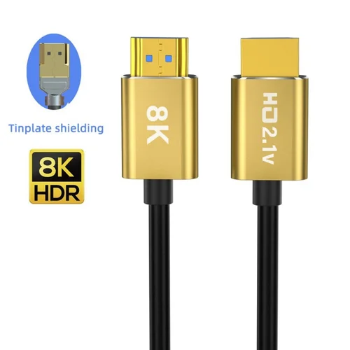 Cables HDMI 8k V2.1 Cable 8k 60hz 4k 120hz 3d Hdr 48gbps Hifi Hdcp HDMI 2.1 Cable Dinámico HDR EARC HDMI.0.5M/1M/2M/3M/5M.