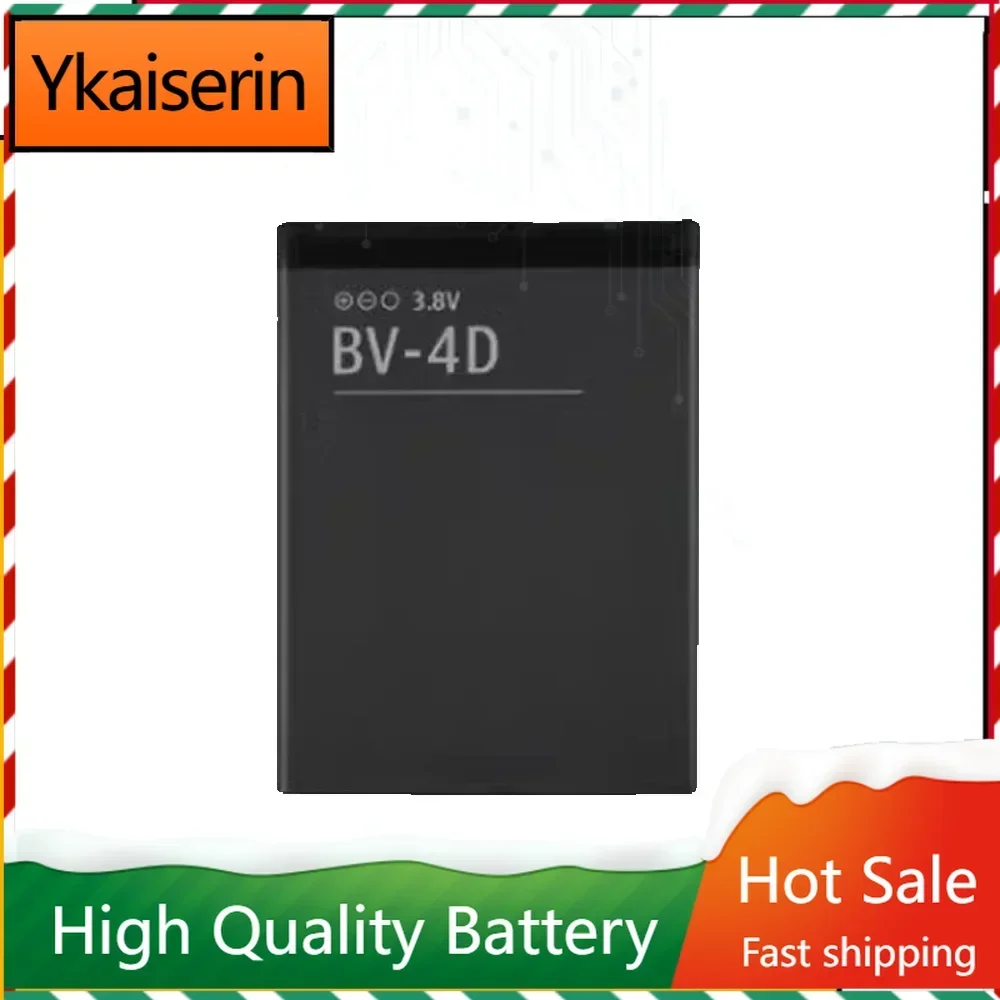 1250mAh Replacement Battery BV-4D  BV4D for Nokia 808 PureView Lankku N9 16G 64G Batteries Warranty + Track NO