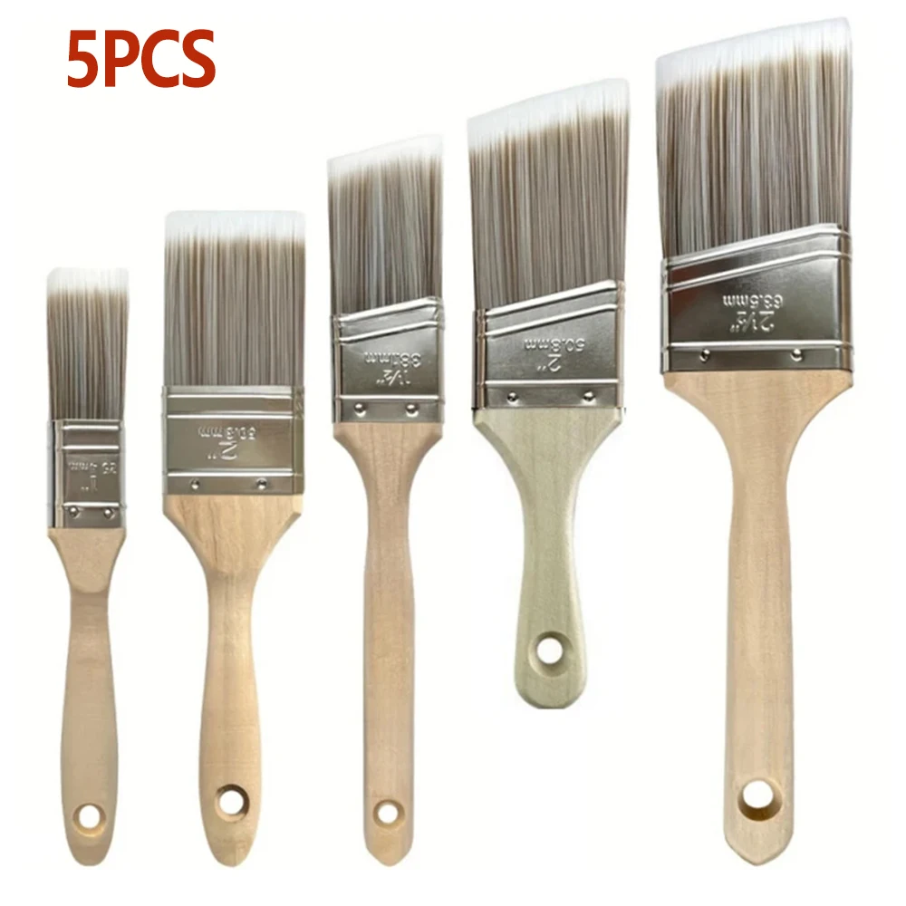 

5 шт. профессиональные угловые кисти, наборы кистей для покраски дома, все инструменты для масляных красок из латекса, используемый для покраски стен и заборов