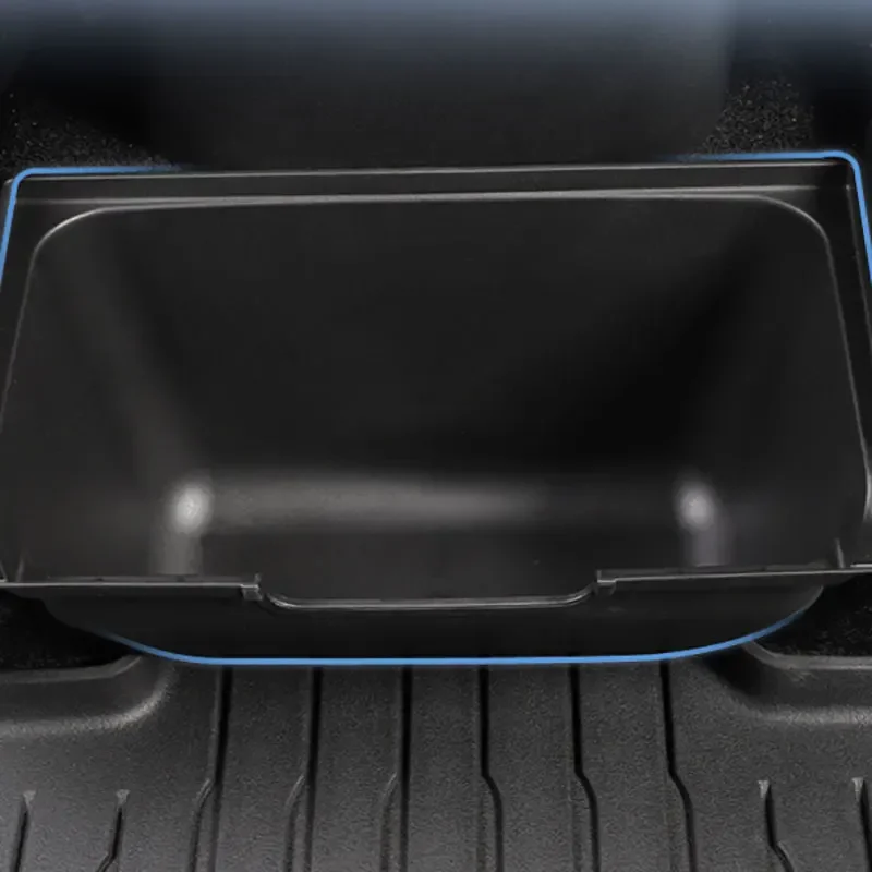 Per Tesla Model Y 2021-2024 Scatola portaoggetti centrale posteriore I sedili conducente e passeggeri sotto il sedile Scatola della spazzatura Accessori auto