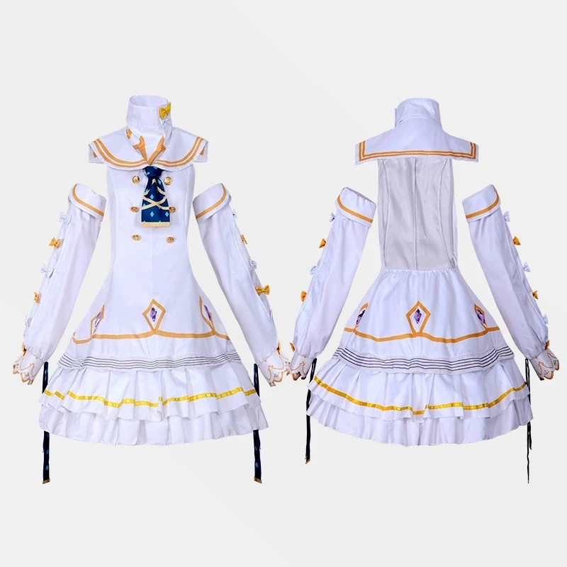 2025 anime azul arquivo yurizono seia iochi mari kozeki ii cosplay traje feminino menina kawaii vestido palco disfarce terno dia das bruxas