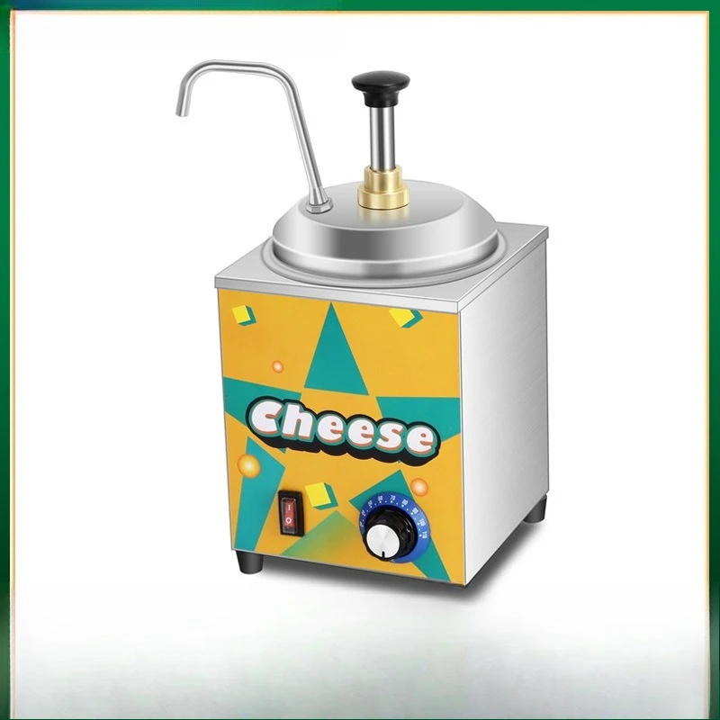 Electric cheese machine dispenser single head square stainless steel electric sauce pump cheese