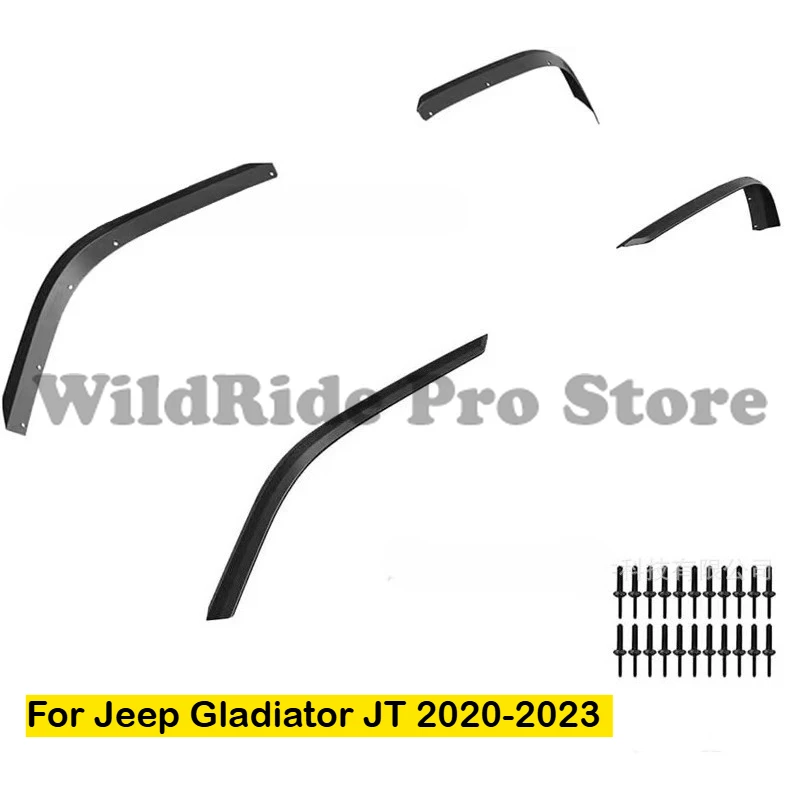 

Для Jeep Gladiator JT 2020-2023 оригинальный стиль расширителей крыльев | Низкопрофильные удлинители колесной арки | Комплект расширения OE Look