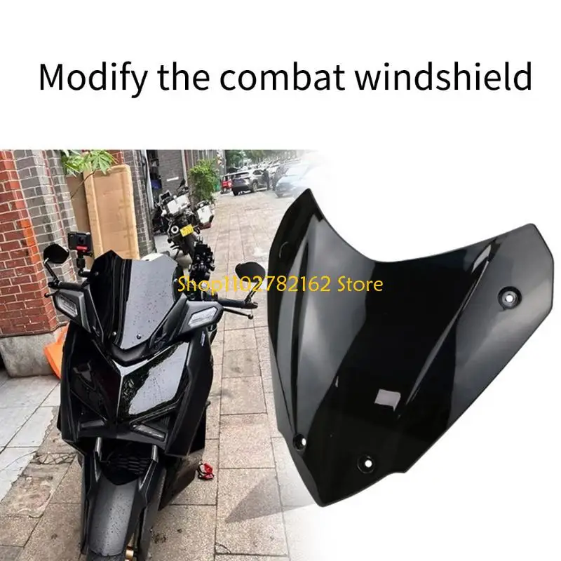 

547B Enhances rides Comfort Windshield Aerodynamic Motorcycle Windshield for Xmax300