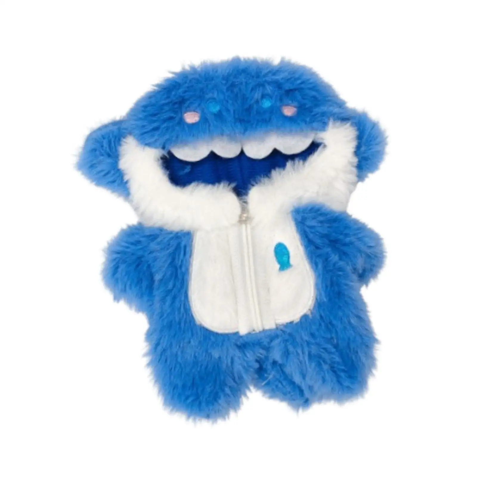 إكسسوارات ملابس بذلة القرش للدمى، ملابس مصغرة لدمى 15-17 سم تلبيس هدايا عيد الشكر