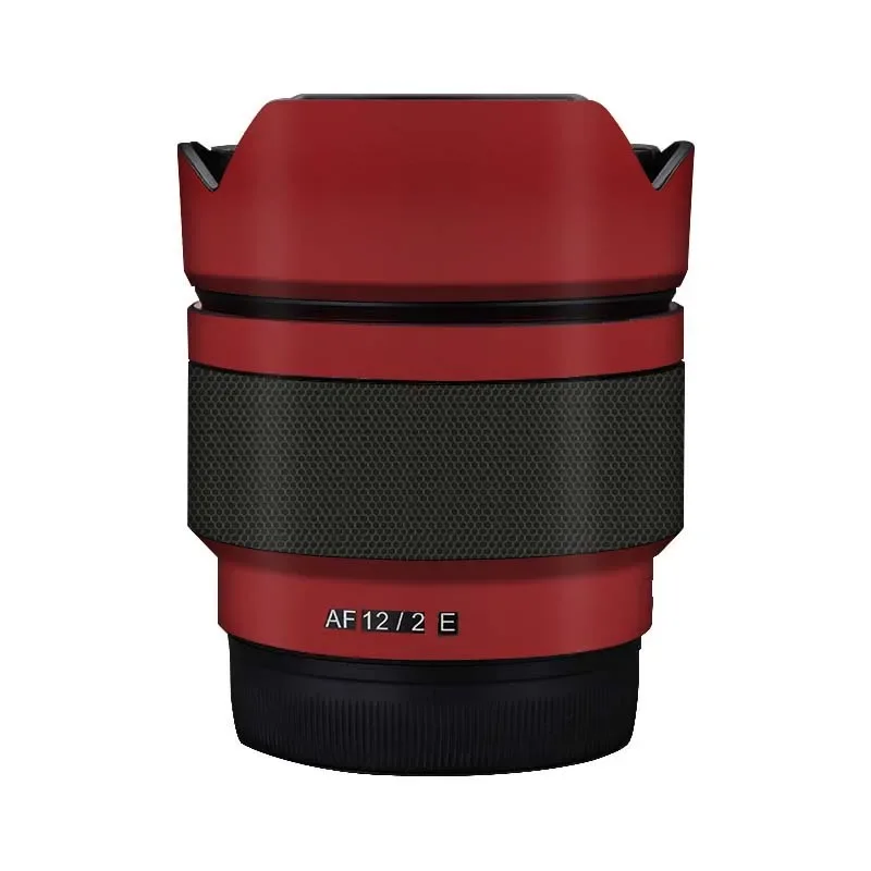For Samyang AF 12mm F2 E for SONY E Mount Lens Sticker Protective Skin Decal Film Anti-Scratch Protector Coat AF12 F\2E