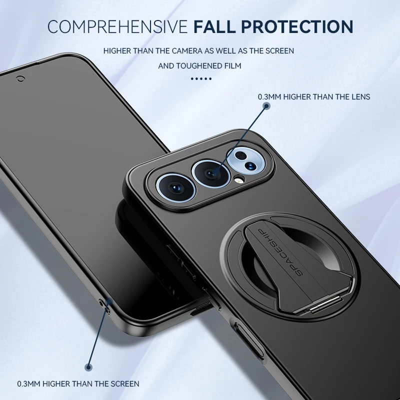 ل Honor 500 Pro طلاء معدني قوس مغناطيسي جراب هاتف ل Honor 500 Pro حامل شحن لاسلكي الغطاء الخلفي الصلب