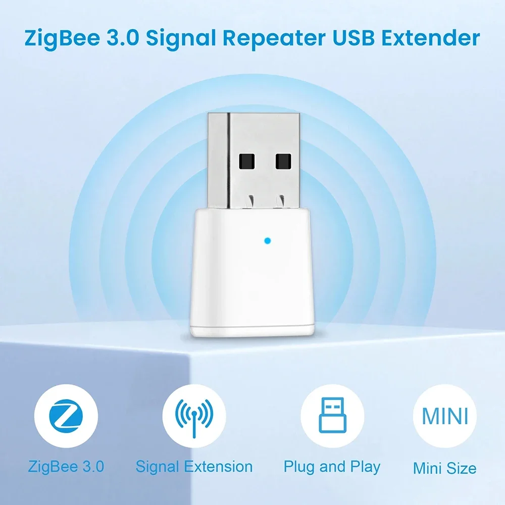 Tuya ZigBee 3.0 Signal Repeater USB Extender Expansion Amplifier Smart Home Device Smart Life Automation Gateway Hub Used Togeth