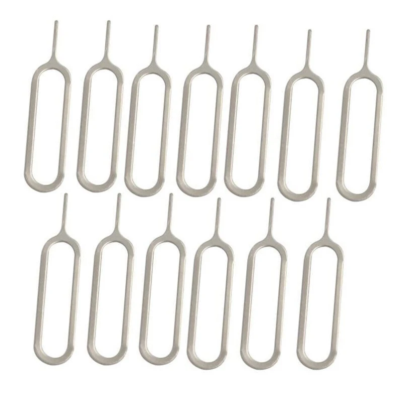 

1/10/100pcs Sim Card Tray Pin Key Eject Remover Tools Needle Opener Ejector For Smartphone iPhone Huawei Samsung Phone Accessory