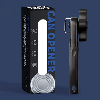 Manual Safety Can Opener Stainless Steel Can Opener Household Single-sided Multifunctional Can Opener