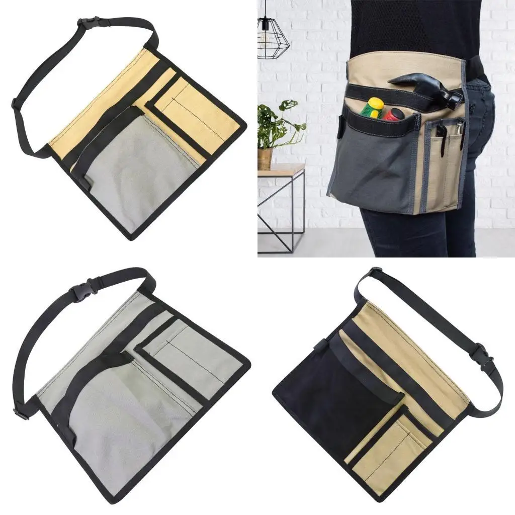 

G6KF Pocket Tool Belts Gardening Belt with Quick Release Buckle Adjustable Utility Belt Work Apron for Men Women Gardening
