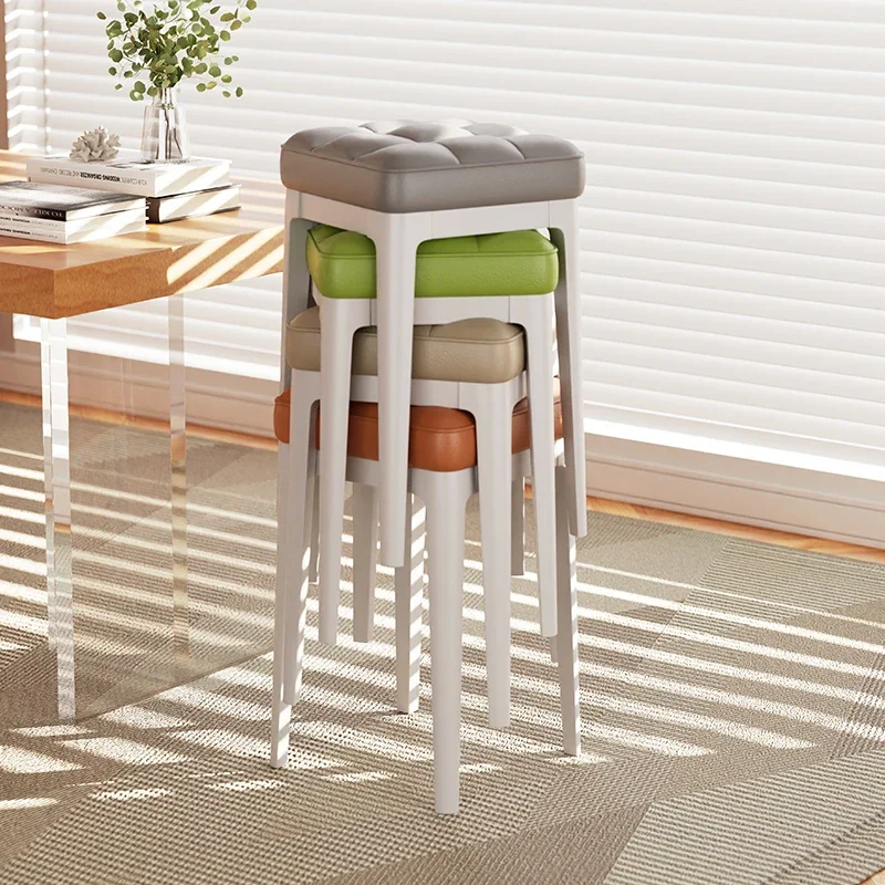 Обеденный стул, бытовой штабелируемый мягкий табурет-мешок, коммерческий пластиковый обеденный стул для общественного питания, обеденный стол для ресторана, запасной квадрат be