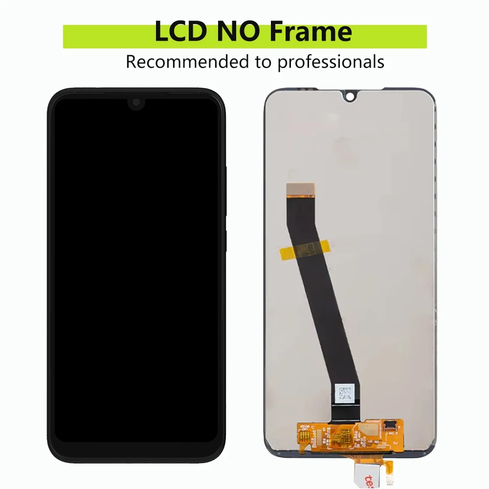 Pantalla táctil Lcd de 6,26 pulgadas para Xiaomi Redmi 7, montaje de digitalizador con marco para Redmi 7, M1810F6LG