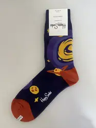 Men's Graphic Print Fun Happy Socks Casual Crew Dress Socks 41-46