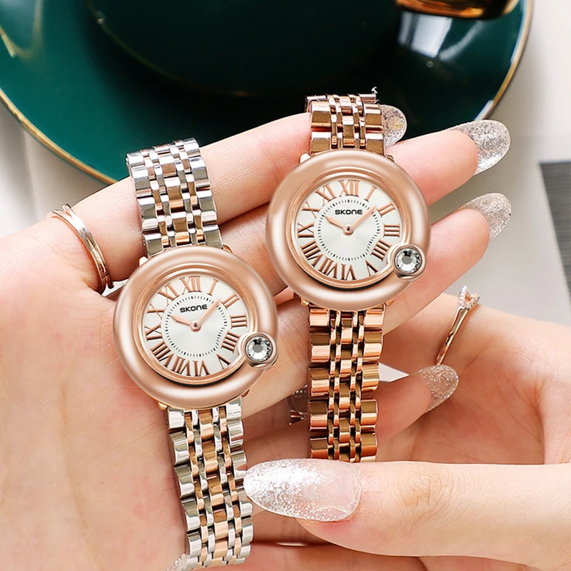 Balloon style fashionable high-end feeling light luxury niche new trend simple temperament student waterproof women's watch