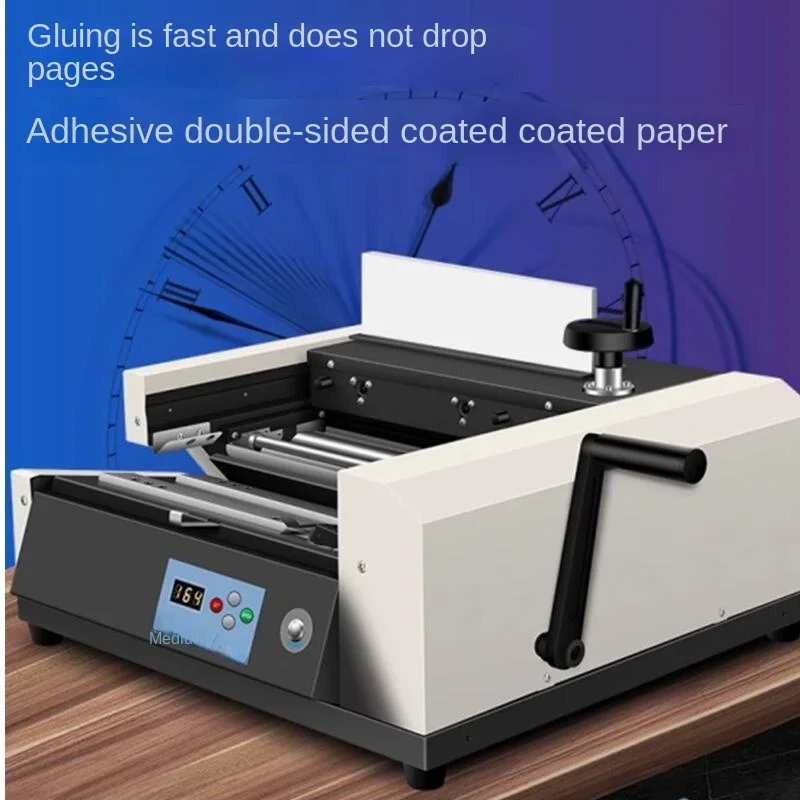 Automatic Electric Data Printing Contract File Hot Melt Adhesive Bookbinding Machine