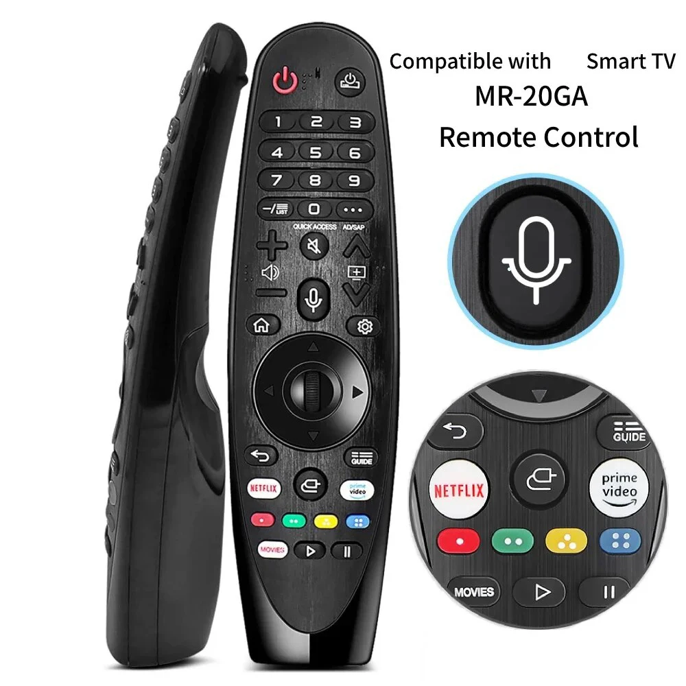 Voice Magic Remote for OLED Smart TV 2018 2019 2020 Magic Remote Replacement AN-MR20GA MR19BA MR18BA, with Pointer Function