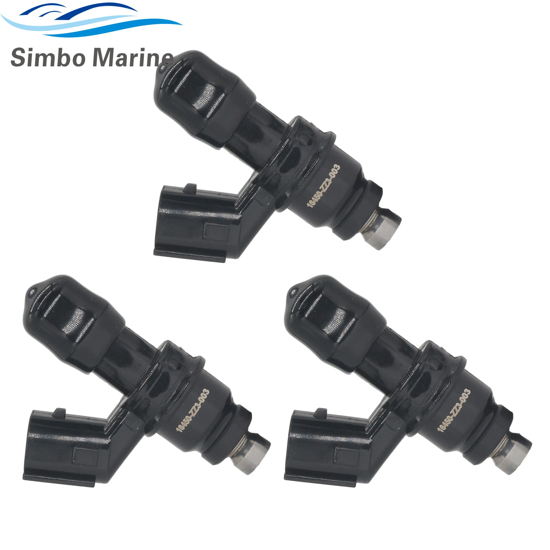 3 Pcs 16450-ZZ3-003 Fuel Injector Nozzle Unit for Honda 60HP BF60A 4-Stroke Marine Outboard Engine Parts REC16450-ZZ3-00