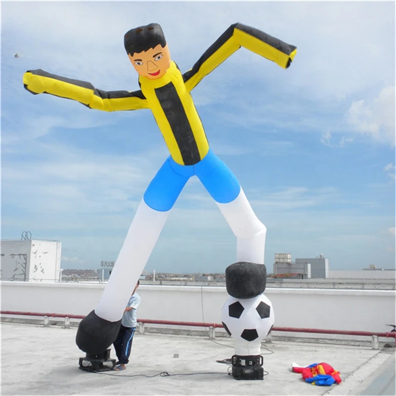 

NEW Giant 2 Legs Sky Puppet, Football Player Inflatable Air Dancer for Event