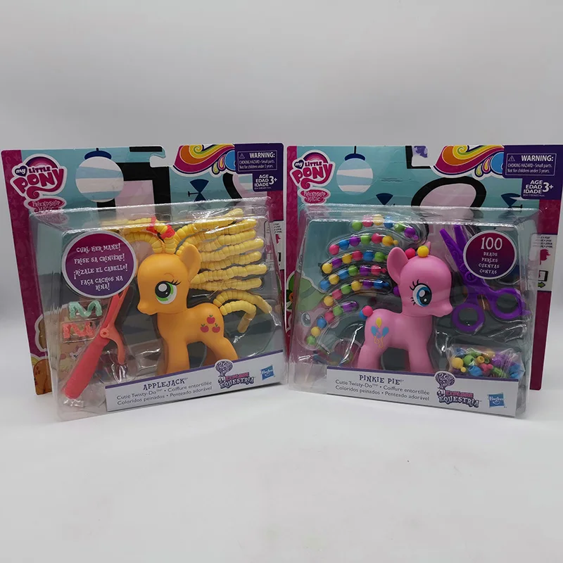 Hasbro Original My Little Pony Starlight Glimmer Equestria Pinkie Pie AppleJack Beautiful Long Hair Girl Toy Doll Birthday Gift