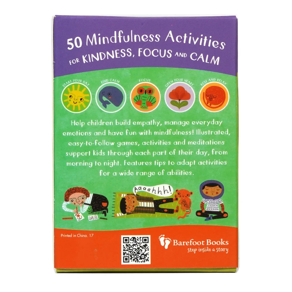 Mindful Kids: 50 Mindfulness Activities for Kindness，Focus and Calm & Mindfulness Game for Kids: Mindful Talk Cards for Childre