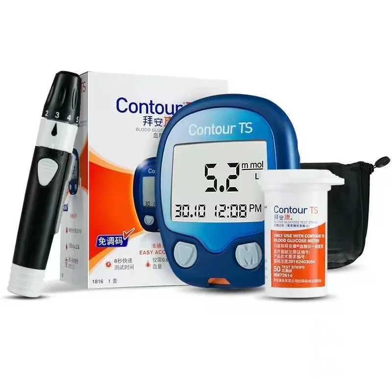 2025年製-contour-ts-血糖測定器用試験紙-50枚入り-50本の針-個人用-製品オプション-有効期限-最新