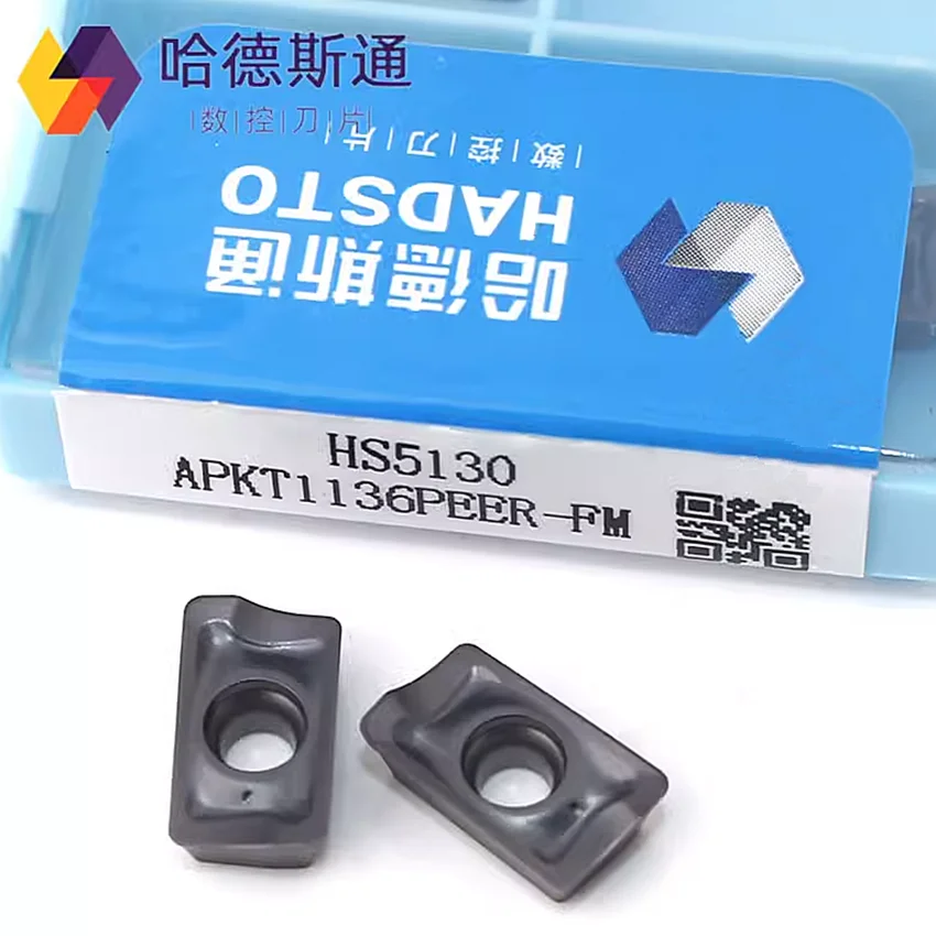 

APKT1136PEER-FM HS5130/APKT1605PDER-FM HS5130 HADSTO CNC carbide inserts Milling inserts For Steel, Stainless steel, Cast iron