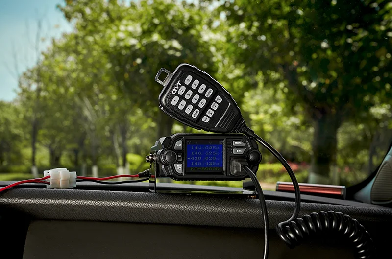 Mini vhf uhf QYT KT-8900D 25w FCC CE dual band long range mobile radio