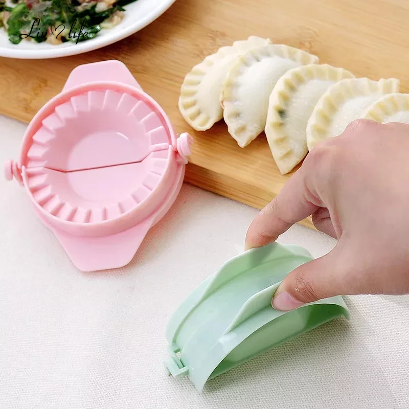 Dumpling Mold DIY Dumplings Maker Dough Pressing Tool Dumpling Skin Pressing Tool Manual Wrapper Portable Kitchen Tool