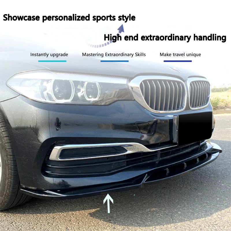 مناسبة لسيارات BMW 5 Series g30g31 525i 530i 2017-20 Luxury Edition أجزاء تعديل الشفة الأمامية للمجرفة الأمامية #3