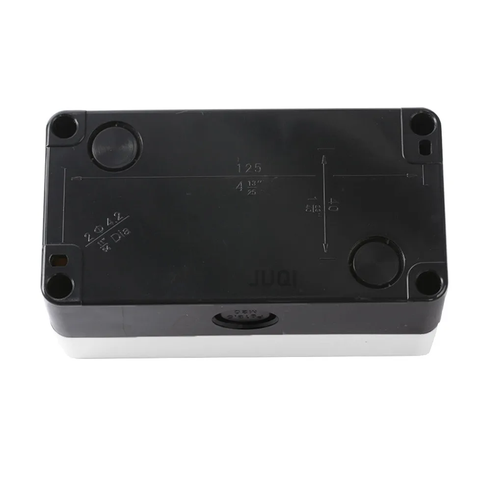 ติดตั้งกล่องปุ่มกันน้ำขนาด 22 มม. คุณภาพสูง กล่องควบคุมสวิตช์ กล่องแสดงสถานะสวิตช์อุตสาหกรรมแบบ 12345 รู