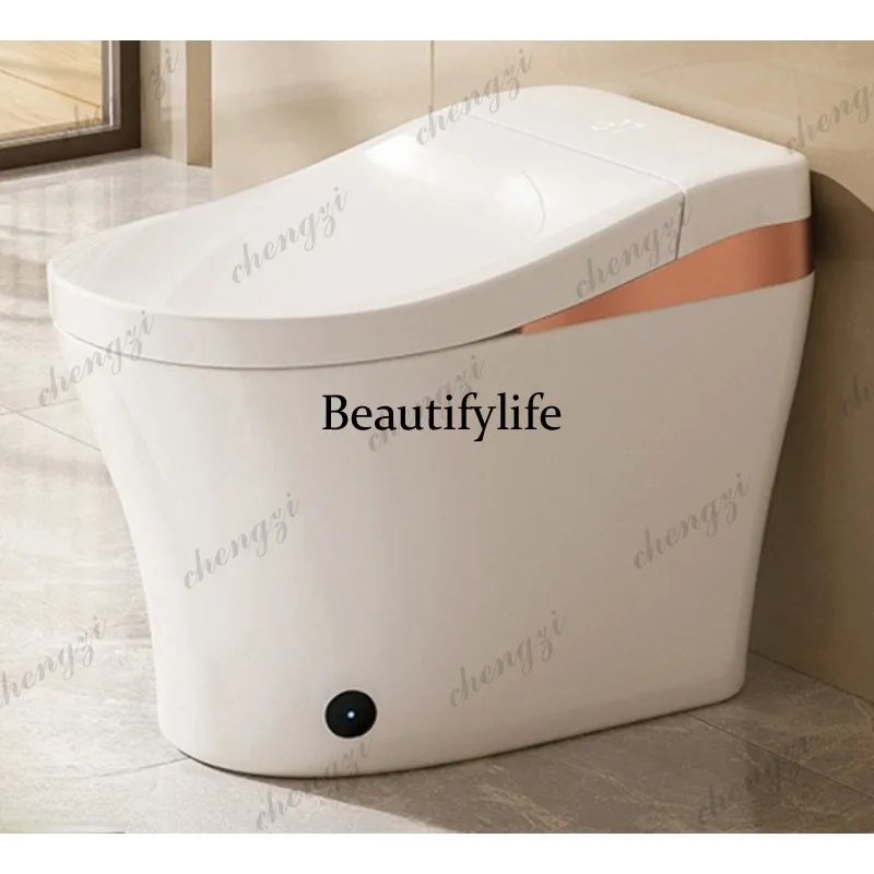 Fully automatic intelligent silent water-saving no water pressure limit built-in foam shield ergonomic toilet