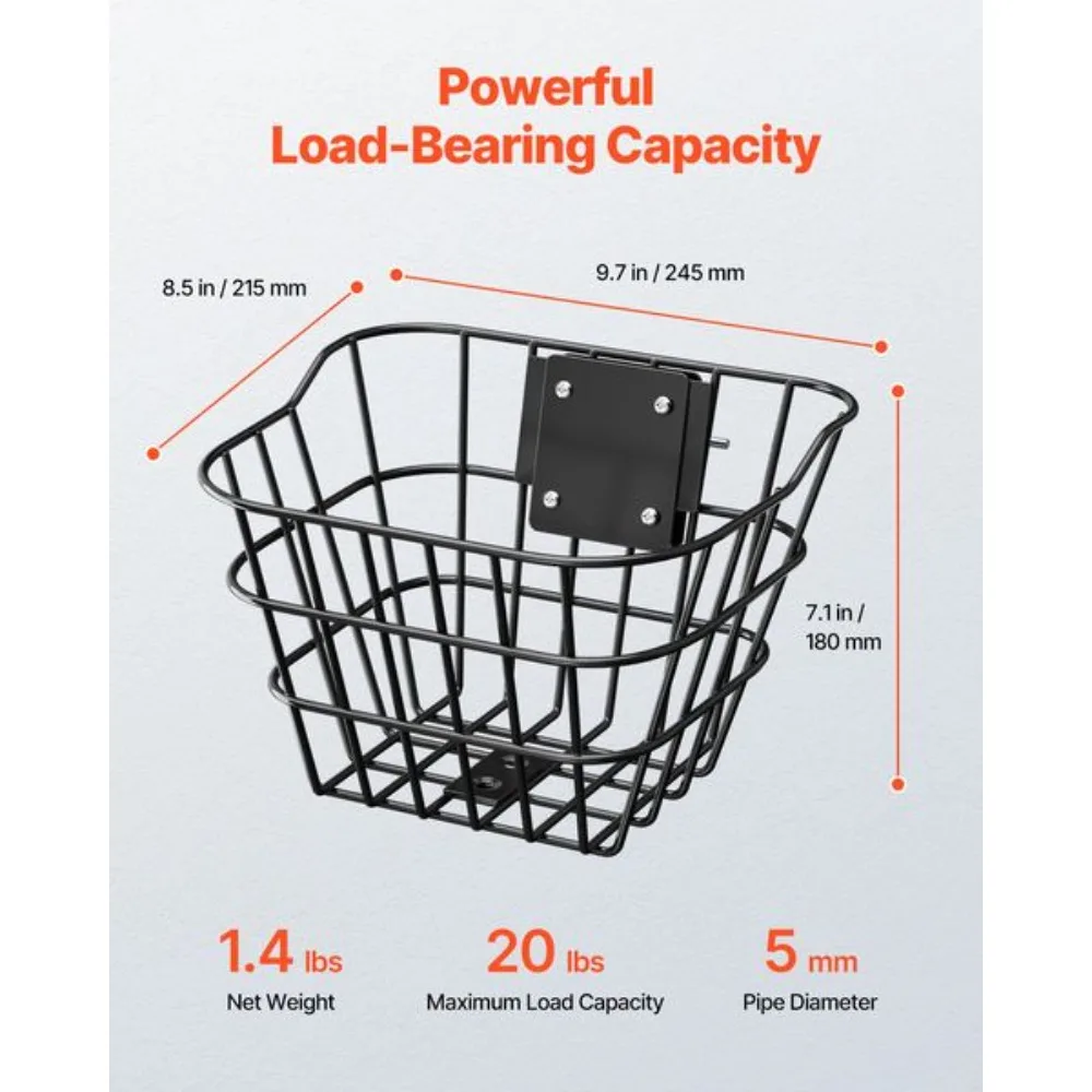 سلة الدراجة الأمامية سلة سكوتر كهربائية مع دعامة ثابتة للأطفال/الكبار #2