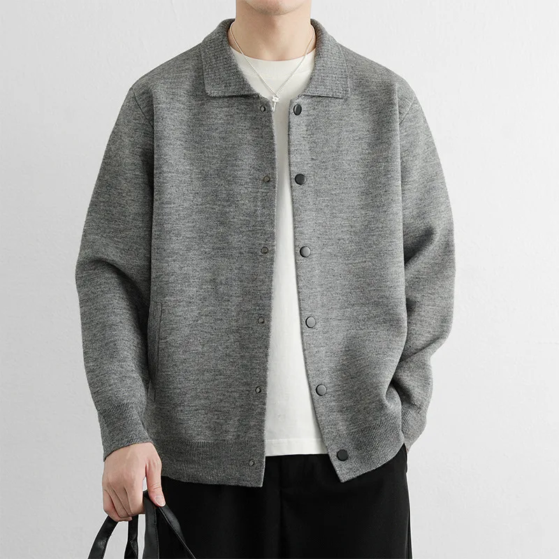 

Новый модный мужской повседневный кардиган-свитер для молодежи, весна 2026