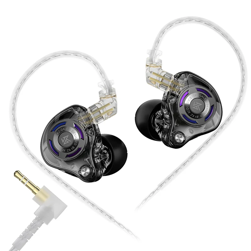 KZ Gale In-Ear Gaming-oortelefoon E-sport Bass Metal-oordopjes voor Video Game Stage Live Sound-hoofdtelefoon