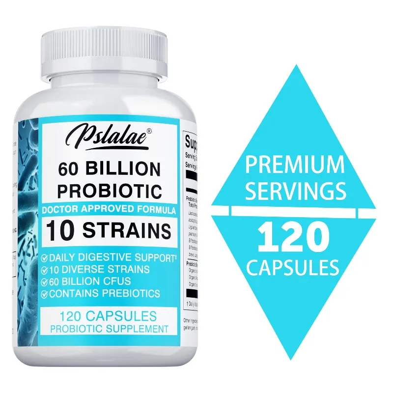 

Пробиотики 60 миллиардов КОЕ - восстанавливают микрофлору кишечника, уменьшают вздутие живота, поддерживают здоровье пищеварения и кишечника, укрепляют иммунитет, не содержат ГМО.