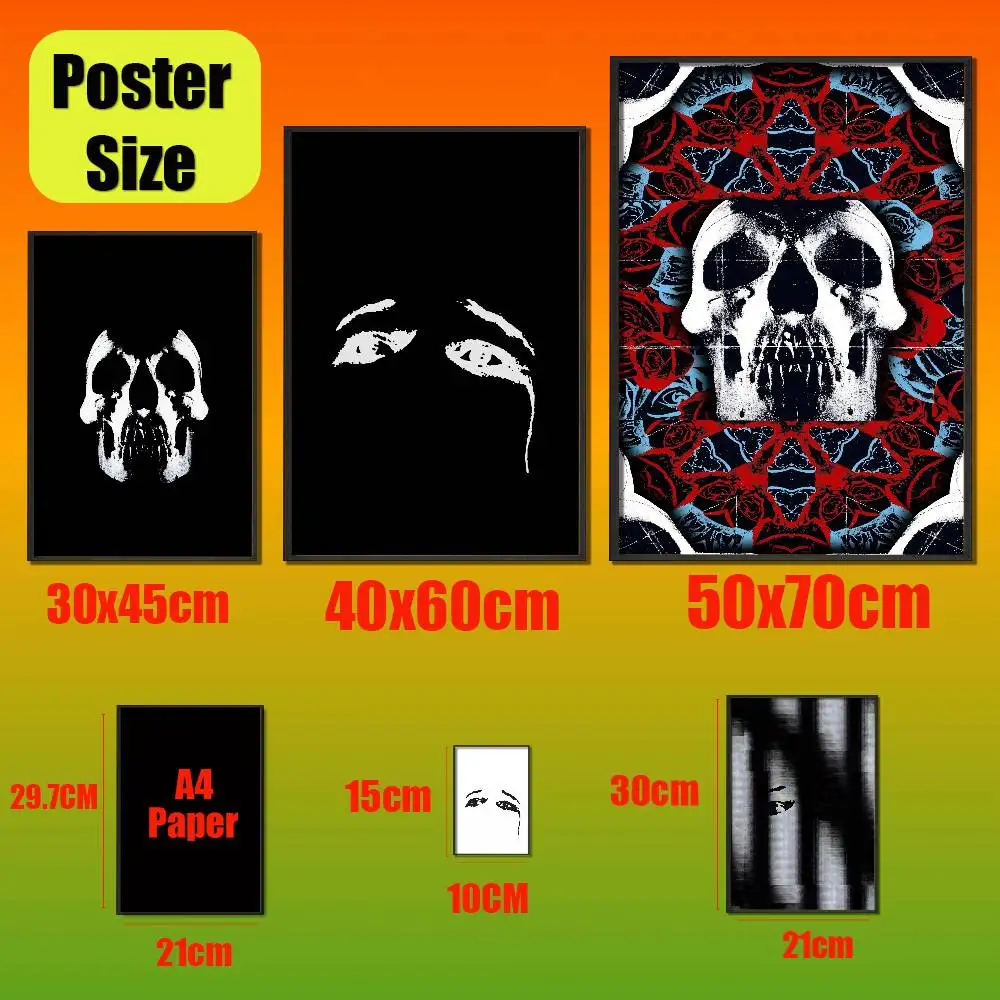 For Deftones Poster Cover Wall Sticker Bedroom Custom Self-adhesive Decoration Fans Playbill