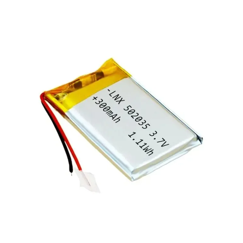 

Manufacturer lipo rechargeable battery 502035 3.7v 300mAh Durable BatteryFor Toys Power Tools Consumer Electronics UL CE KC