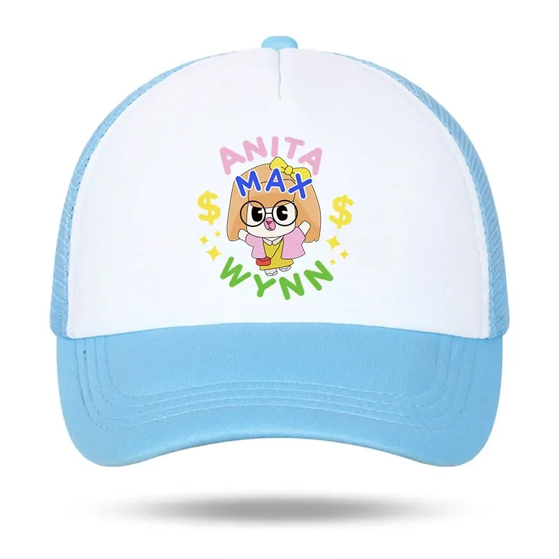 Anita Max Wynn Mesh Trucker Hat Girls Boy Foam Adjustable Dad Snapback Cap Woman Man Daily Sun Beach Fisherman Cap