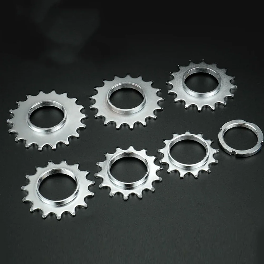 13T/14T/15T/16T/17/18T Fixed Gear Bicycle Wheel Cogs Sprocket with Lock Ring Cycling Accessories for Fixed Track Bike Hub