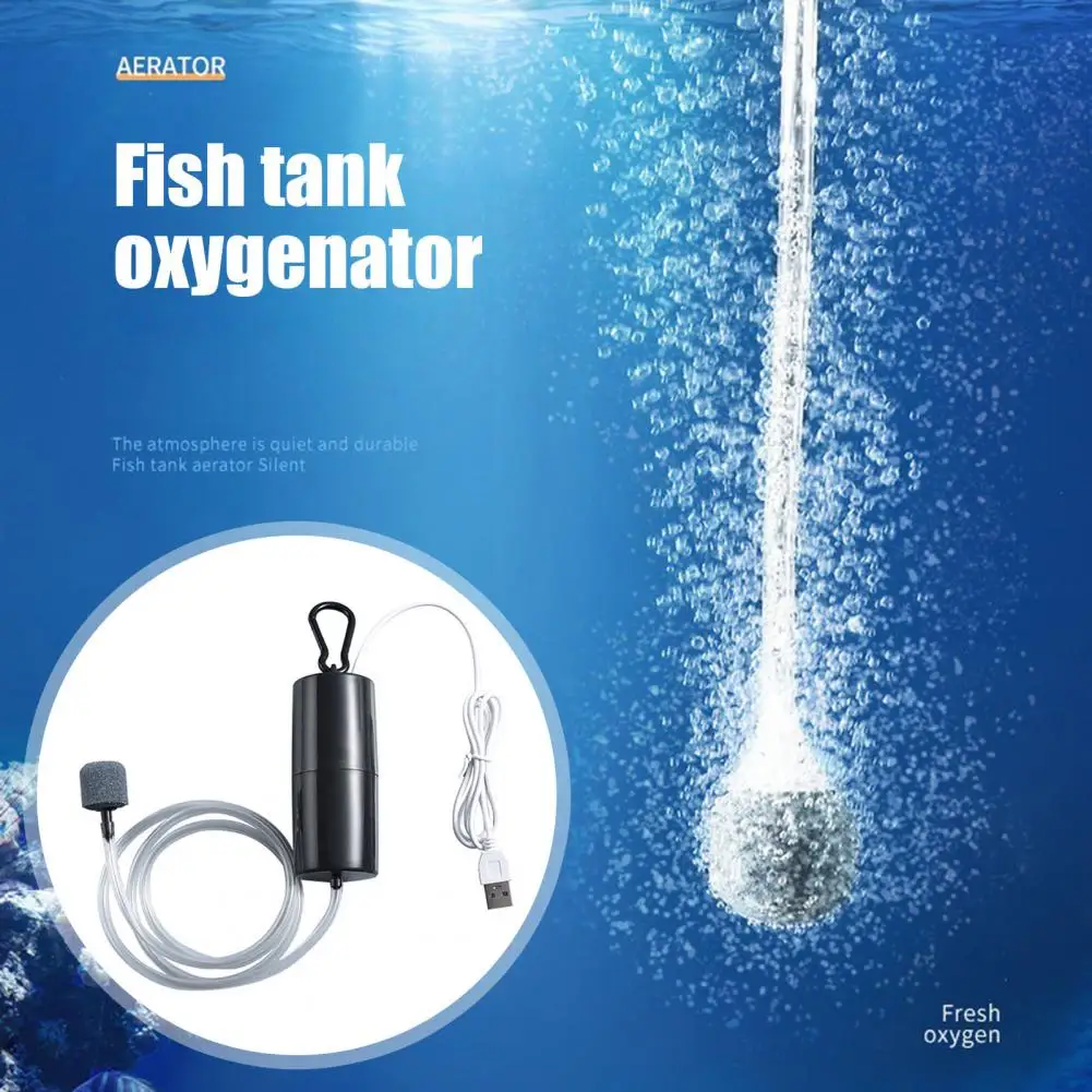 Low Energy Consumption Air Pump Portable Usb Aquarium Air Pump Mini Silent Fish Tank Oxygen Aerator Energy-saving for Small